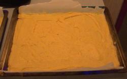 The dough is ready for the fruit