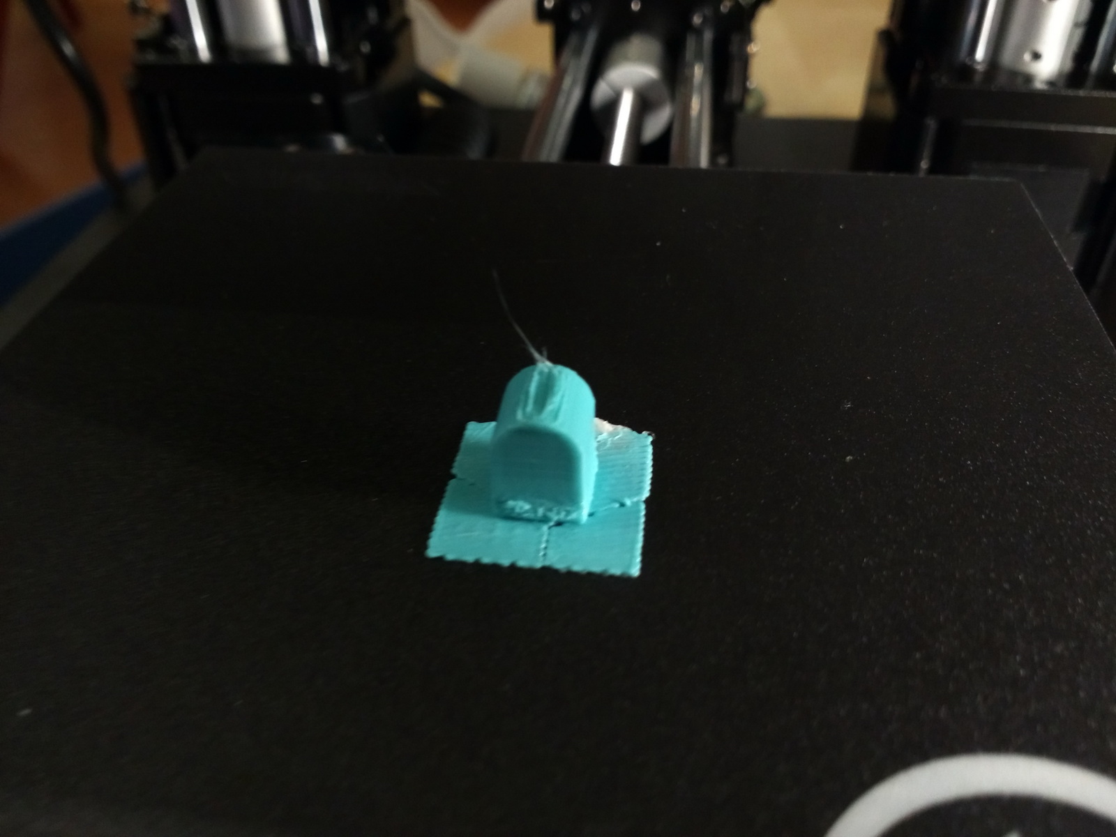 Und der allererste Trinus3D-Druck mit einer Stärke von 0.3mm