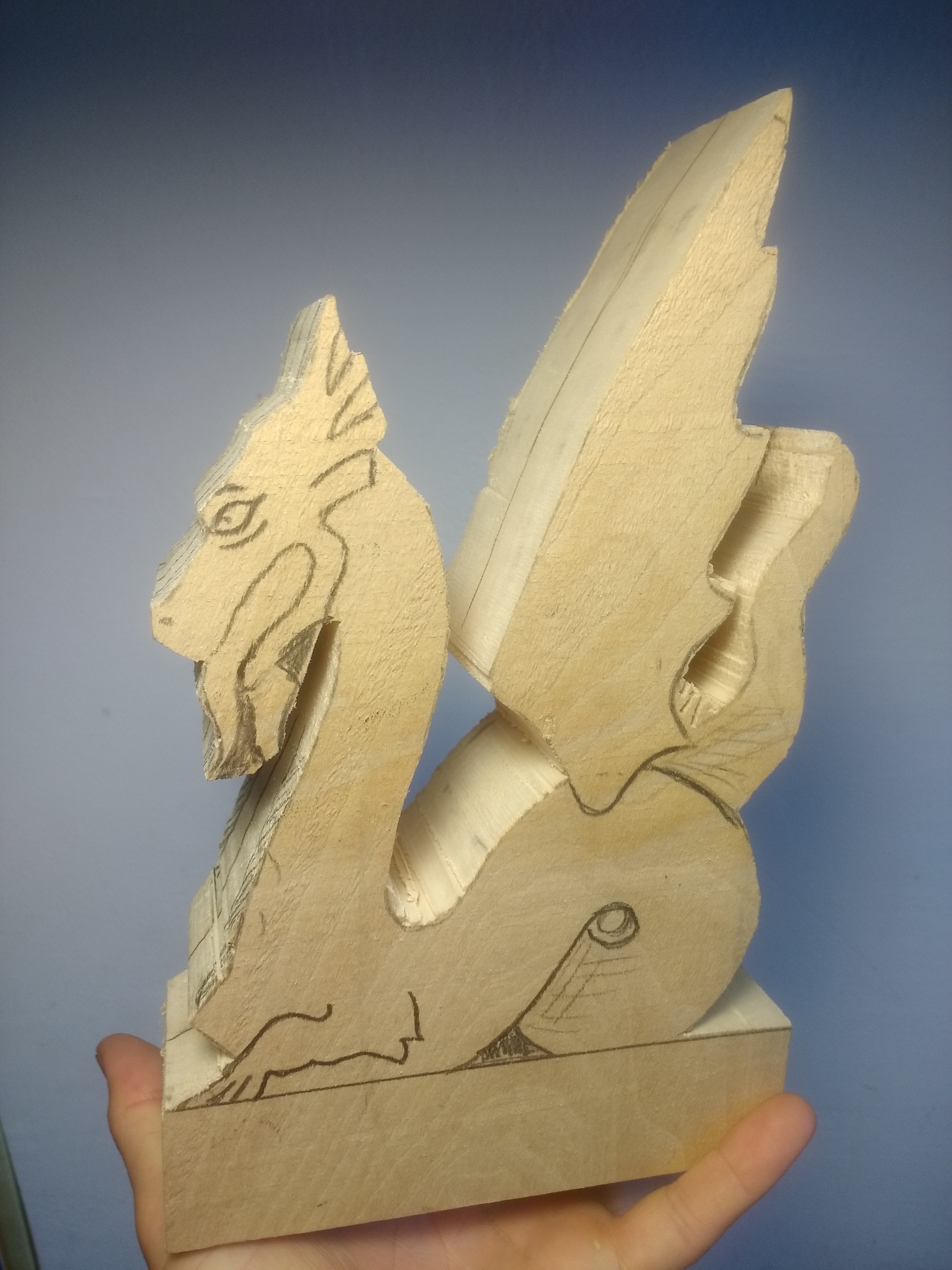 Der Rohling meines Drachen